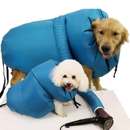 Portable Pet Drying Bag Folding Dog Hair Dryer Box Blow Bag